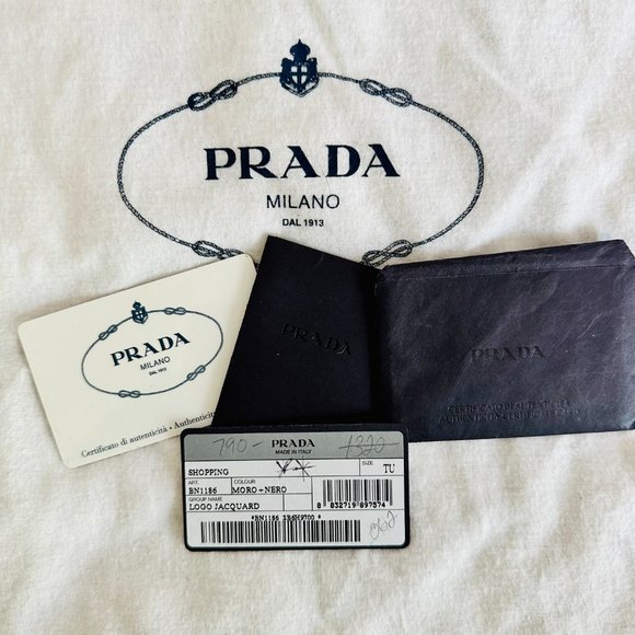 AUTHENTIC PRADA CANAPA CROSSBODY SATCHEL BAG MADE IN ITALY WITH DUST BAG COA - Picture 15 of 15